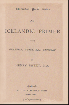 An Icelandic primer with Grammar, notes and gossary # 68291