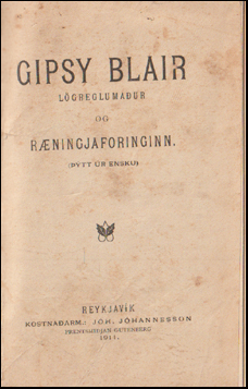 Gipsy Blair. Lgreglumaur og rningjaforingi # 68538