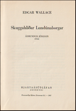 Skuggahliar Lundnaborgar # 68559