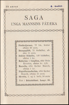 Saga unga mannsins ftka # 68601
