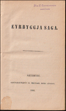 Eyrbyggja saga # 69072