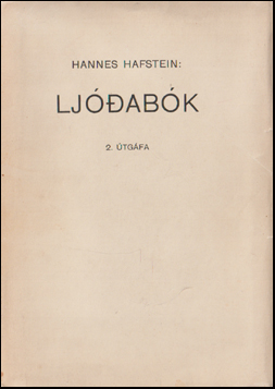 Lja-bk eftir Hannes Hafstein # 69668