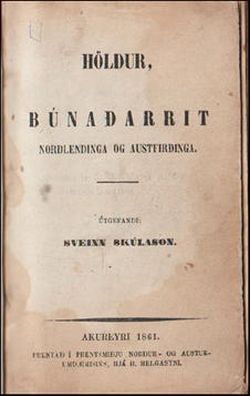 Höldur. Búnaðarrit Norðlendinga og Austfirðinga # 69832