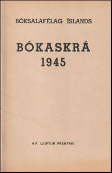 Bksalaflag slands. Bkaskr 1945 # 70135
