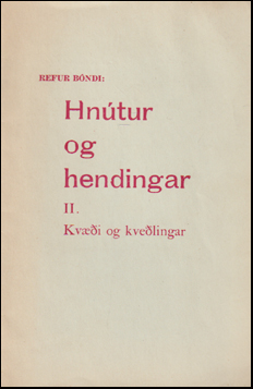 Hntur og hendingar II # 70531