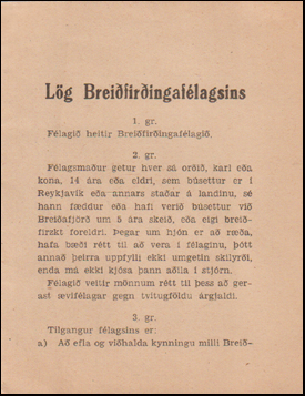 Lg Breifiringaflagsins # 70687