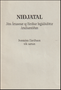 Nijatal Jns og Arndsar  Arndsarstum # 70982
