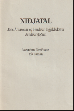 Nijatal Jns og Arndsar  Arndsarstum # 70982