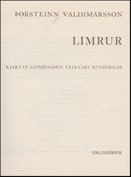 Limrur eftir orstein Valdimarsson # 71346