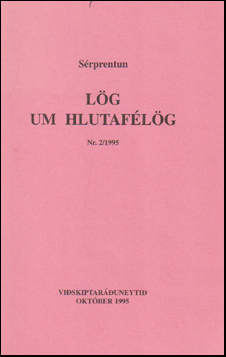 Srprentun. Lg um hlutaflg # 71485