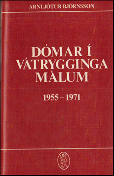 Dmar  vtryggingamlum 1955-1971 # 71920