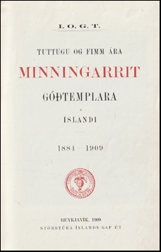 Tuttugu og fimm ra minningarrit Gtemplara  slandi # 72287