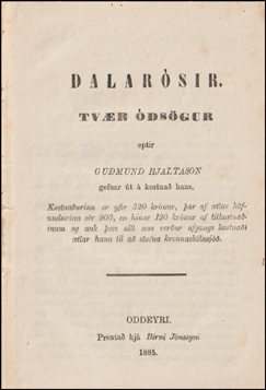 Dalarsir. Tvr sgur # 72536