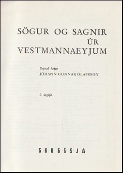 Sgur og sagnir r Vestmannaeyjum # 73116