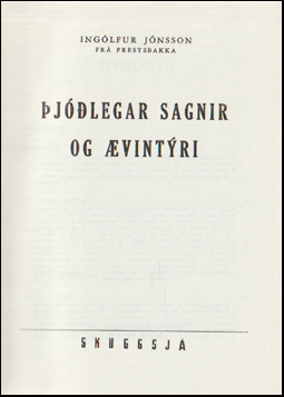 jlegar sagnir og vintri I-II # 73117