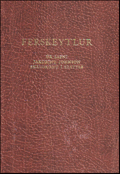 Ferskeytlur r safni Jakobnu Johnson # 73458