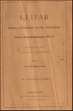 Leifar fornra kristinna fra slenzkra. # 73996