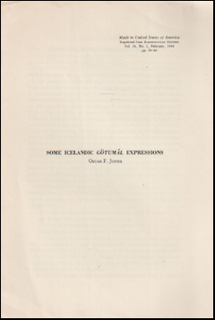 Some Icelandic <i>gtuml</i> expressions # 75845