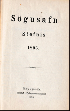 Sgusafn Stefnis 1895 # 75902