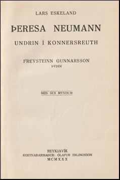 �eresa Neumann # 76070