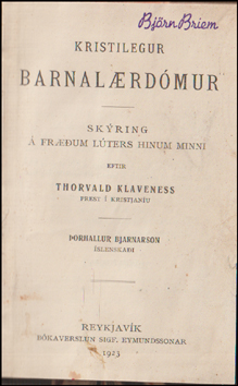 Kristilegur barnalrdmur # 76680