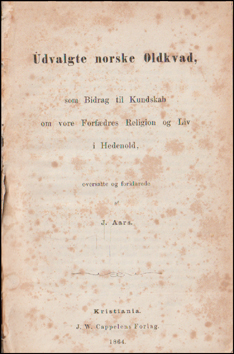 Udvalgte norske Oldkvad # 76704