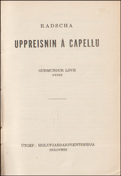 Uppreisnin  Capellu # 77183