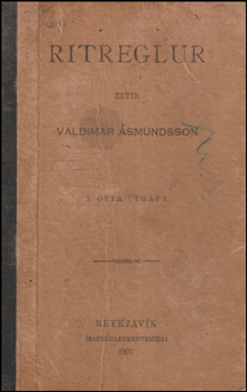 Ritreglur Valdimars smundarsonar # 77282