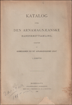 Katalog over den Arnamagnanske hndskriftsamling # 78073