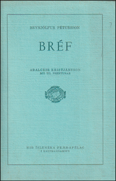 Brynjlfur Ptursson. Brf # 79088