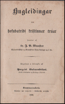 Hugleidingar um hfudatridi kristinnar trar # 79873