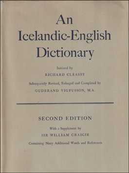 An Icelandic-English dictionary # 88273