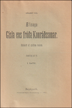 fisaga Gsla Konrssonar ens fra # 84295