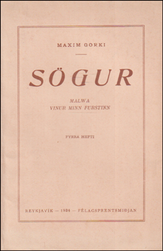 Sgur eftir Maxim Gorki # 85131