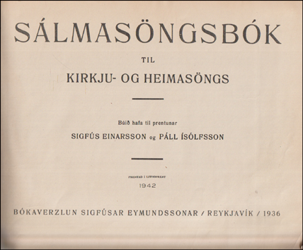 Slmasngsbk til kirkju- og heimasngs # 85135
