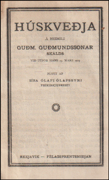Hskveja  heimili Gum. Gumundssonar sklds # 82172