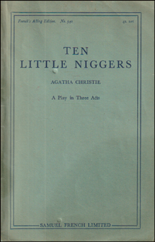 Ten Little Niggers # 85889