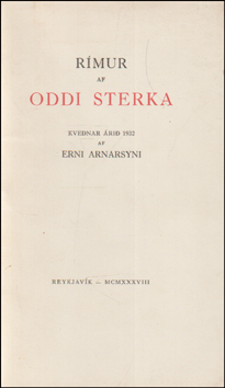 Rmur af Oddi sterka # 86297