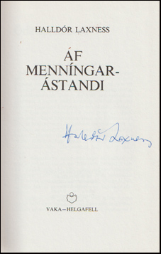 Af mennngarstandi # 86430