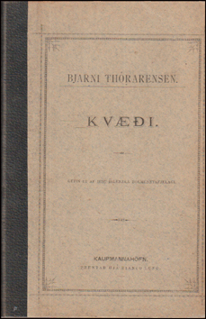Kvi eptir Bjarna Thrarensen # 88032