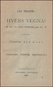 Hvers vegna? Saga fr plsku uppreistinni ri 1830 # 86693