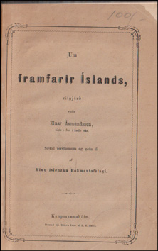 Um framfarir slands # 86788