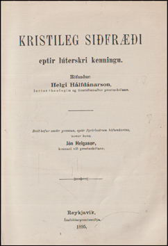 Kristileg sifri eptir lterskri kenningu # 87346