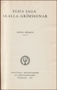 Egils saga Skallagrmssonar # 87397