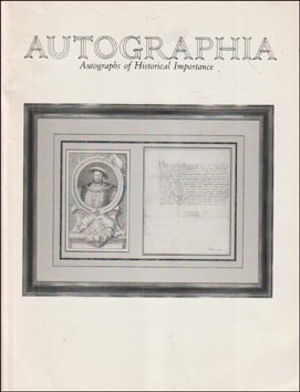 Autographs of Historical Importance # 87998