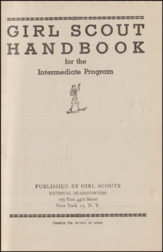 Girl Scout Handbook # 88264