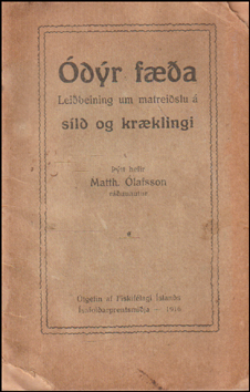 dr fa. Leibeining um matreislu  sld og krklingi # 88291