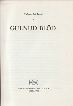 Gulnu bl # 88548