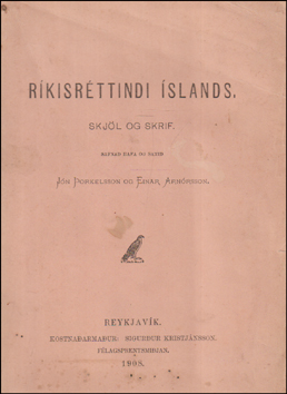 Rkisrttindi slands. Skjl og skrif # 88625