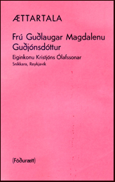 ttartala fr Gulaugar Magdalenu Gujnsdttur # 19348